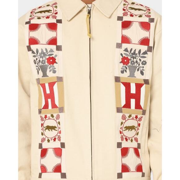 Honor The Gift Men's Hawthorne Patchwork Embroidered Canvas Box Fit Jacket - Picture 7 of 8